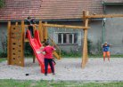 Dřevěná dětská herní sestava