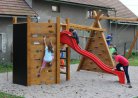 Multifunkční dřevěná dětská herní sestava